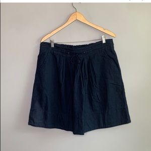 A New Day Target Navy All Cotton Mini Skirt XL